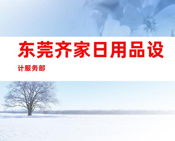 东莞齐家日用品设计服务部